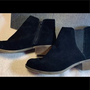 Black Suede Booties
